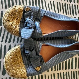 Nautica Girls Espadrilles “Ancora Knot Youth” – Size US 2 – New Without Box